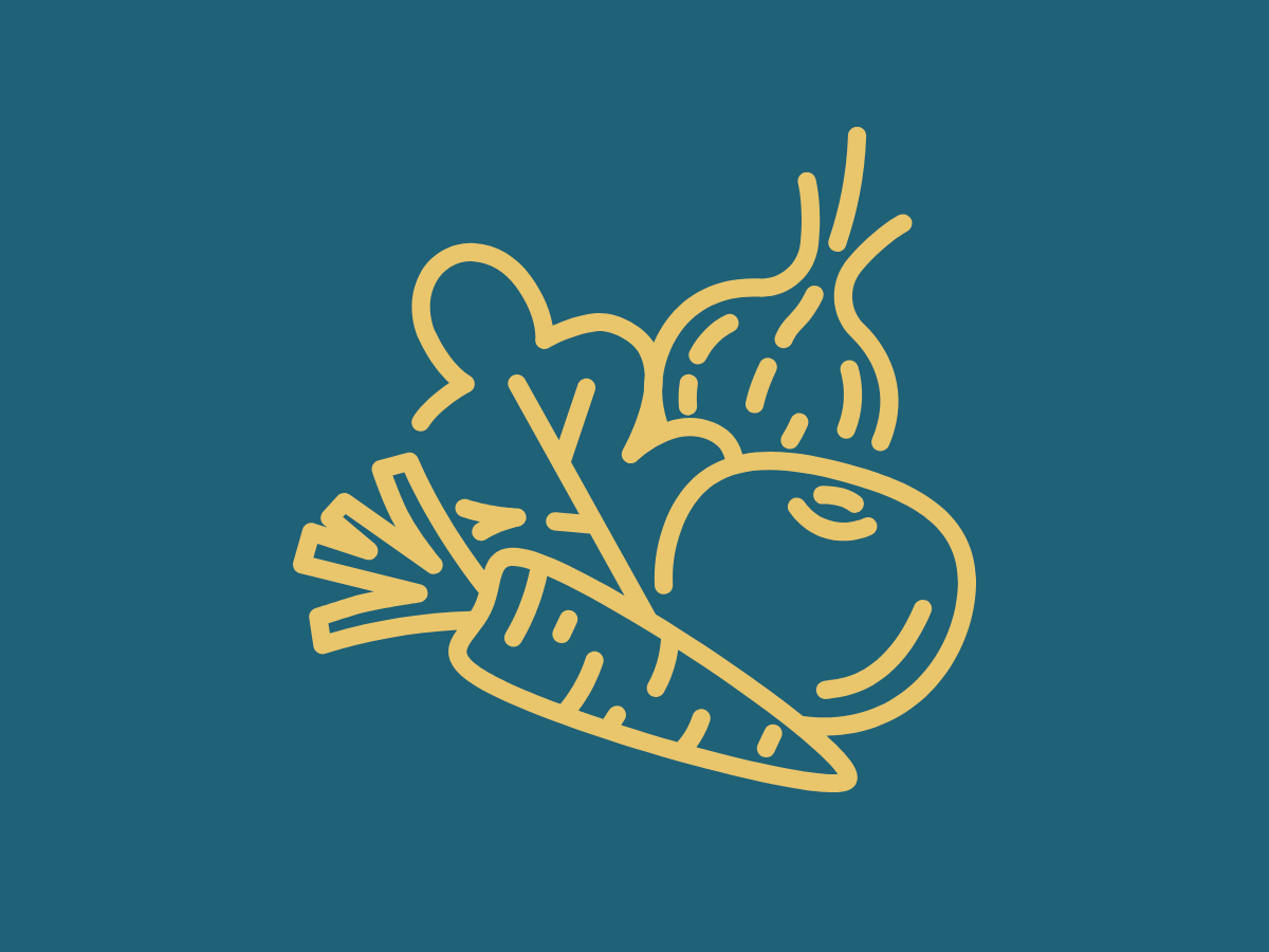 Eine Einkaufstasche mit mehreren verschiedenen Lebens mitteln und Gemüsesorten